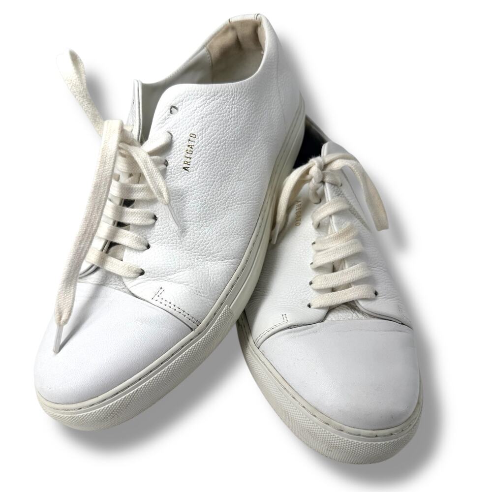 Axel Arigato Clean 90 White Leather Sneakers Men's US 11 EU 45 Cap Toe Low Top